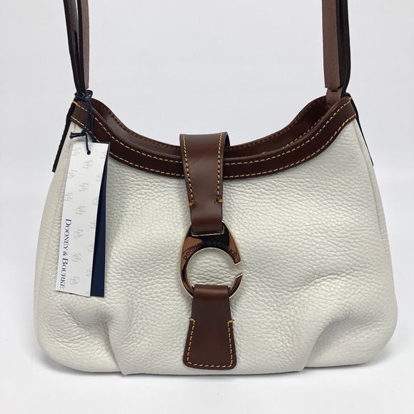 Dooney Bourke Small Shoulder HandBag White Gold B5 - Picture 3 of 8